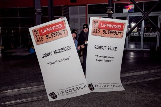 Lifewise big sleep out fundraiser